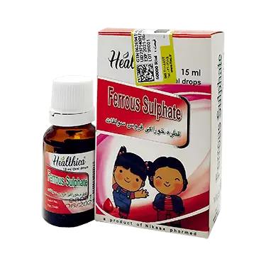 قطره خوراکی فروس سولفات 15 میلی لیتر نیک آسا